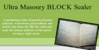 Ultra Masonry Block Sealer