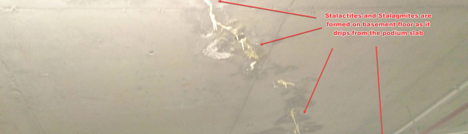 Waterproofing Suspended concrete slab with drizoro Internal Waterproofing of your basement wall and garage slab roof