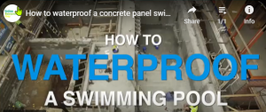 How to waterproof a concrete panel swimming pool using Maxjoint Elastic and Maxseal Flex